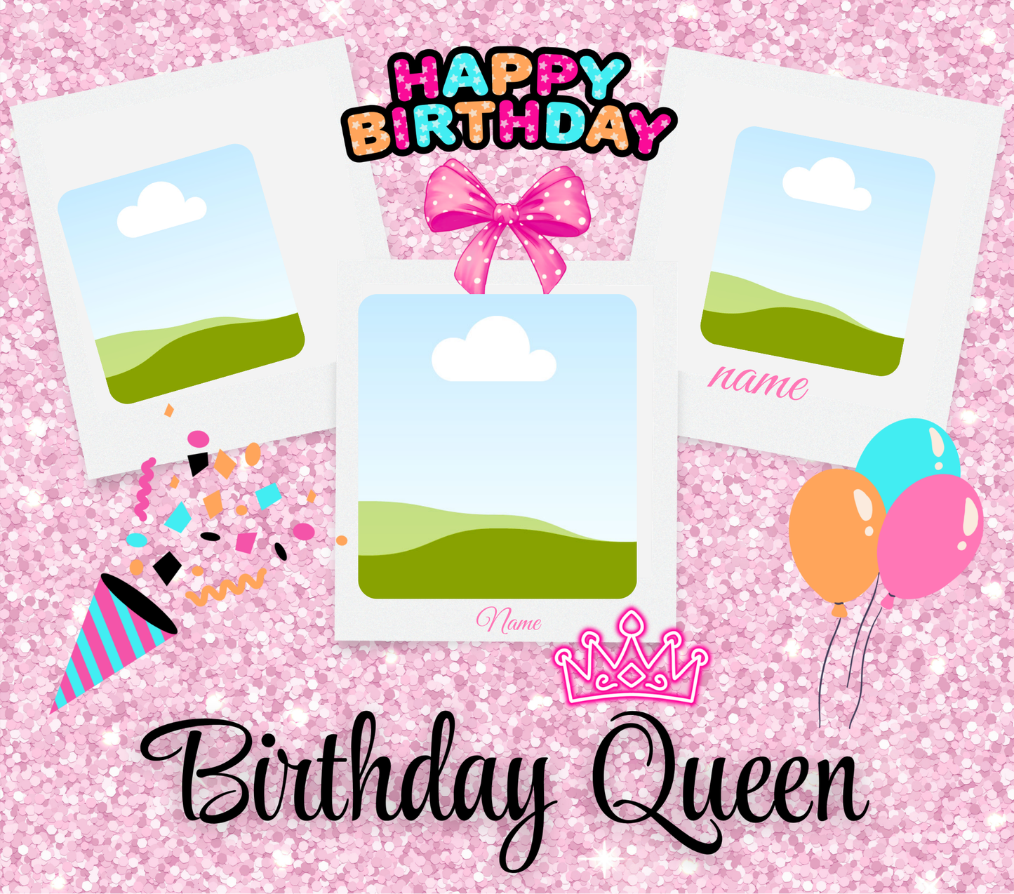 Birthday Girl Personalized 20 oz Photo Tumbler | Custom Picture Tumbler With Image | InsulaSta Stainless Steel Cup | Photo Gift for him Her