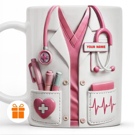 Personalized Nurse Mug with Name10– Custom RN Coffee Mug, Nurse Appreciation Gift, Nursing Graduation Gift (Copy) (Copy)