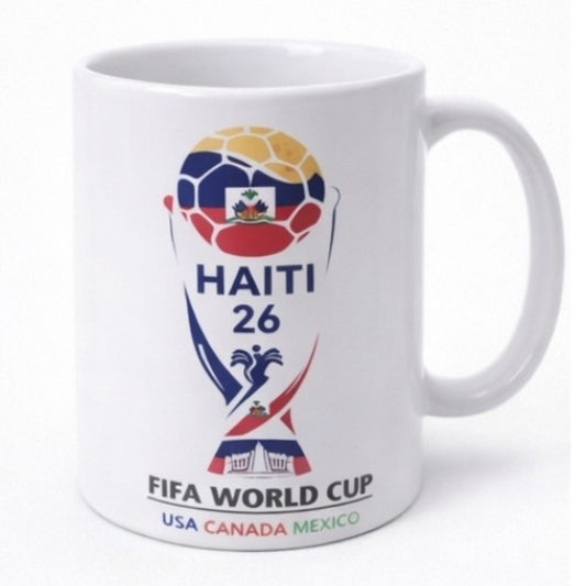 Haiti World Cup Country Mug – Soccer Fan CoffCoffee – FIFA World Cup 2026 Gift – National Team Mug