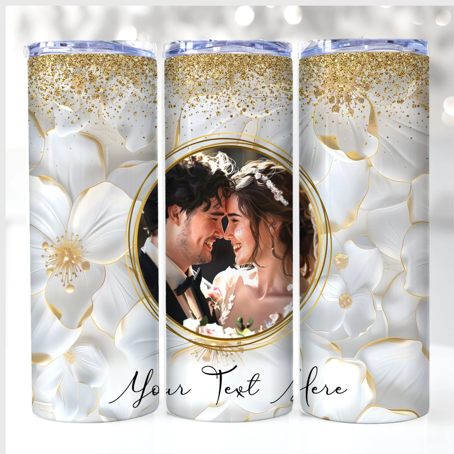 Personalized 20 oz Photo Tumbler | Custom Picture Tumbler With Image | InsulaSta Stainless Steel Cup | Photo Gift for him Her
