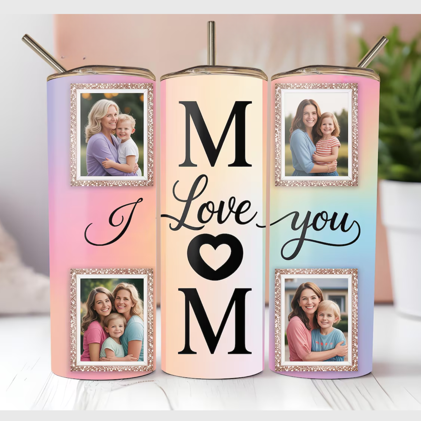 Personalized 20 oz Photo Tumbler | Custom Picture Tumbler With Image | InsulaSta Stainless Steel Cup | Photo Gift for him Her