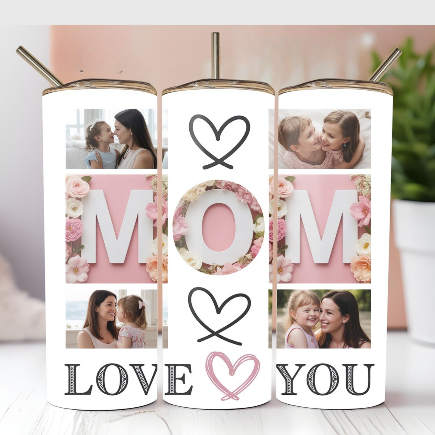 Personalized 20 oz Photo Tumbler | Custom Picture Tumbler With Image | InsulaSta Stainless Steel Cup | Photo Gift for him Her